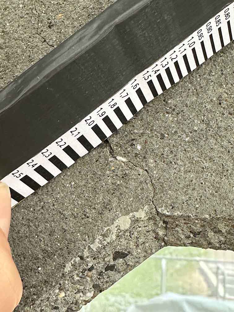 Zustandserfassung – Abklopfen