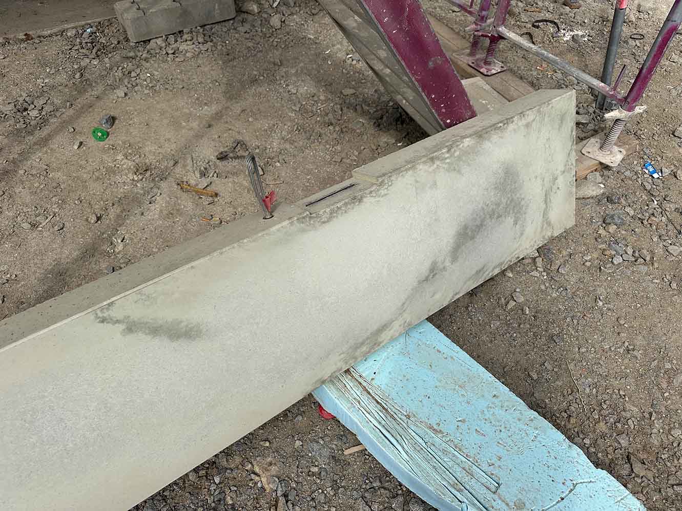 Fertigbauteil vorher