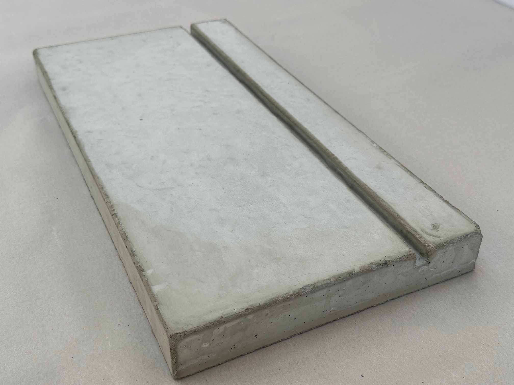 Betonfuge – Musterplatte geschlossen