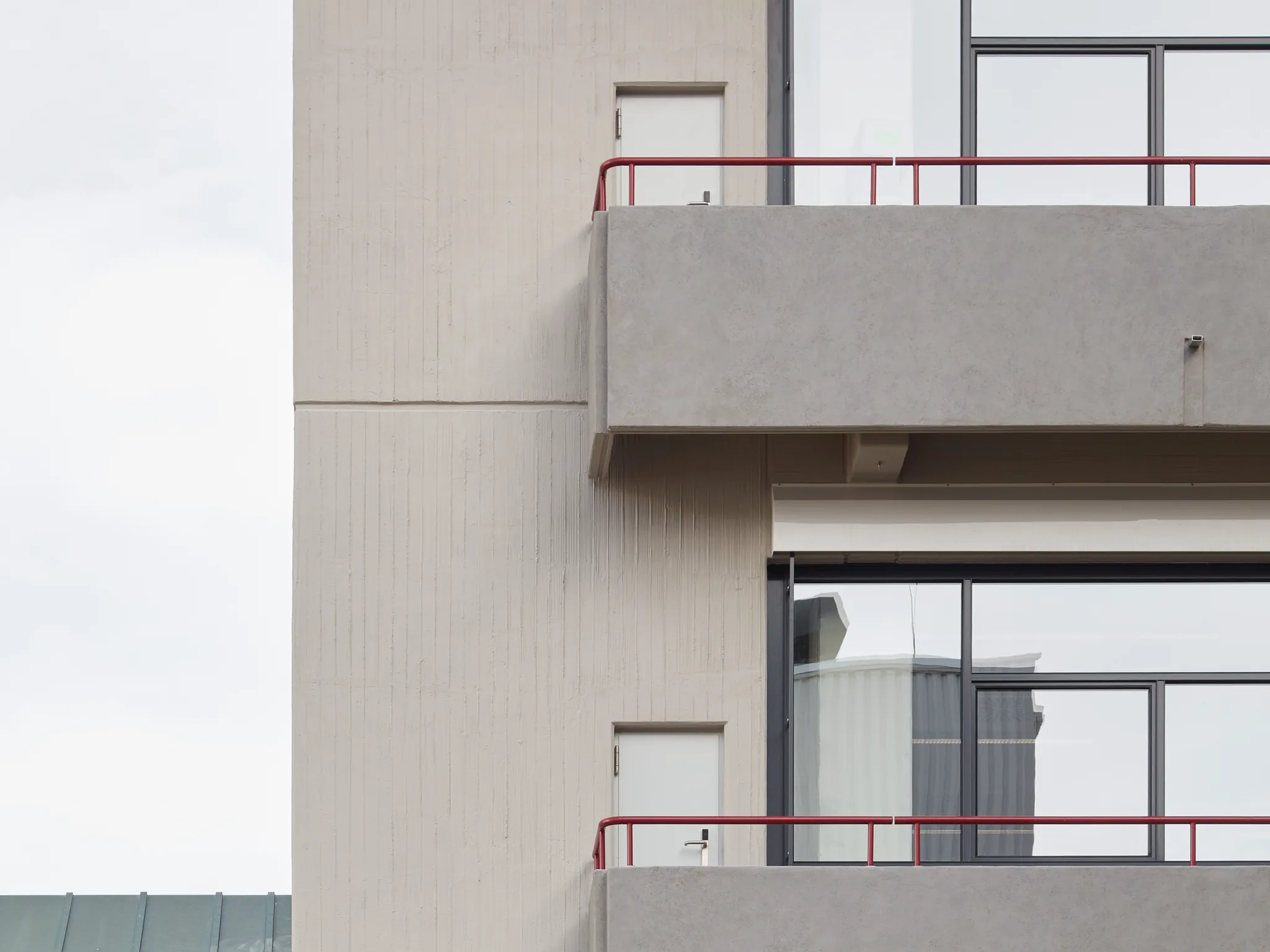 Balkone der Universität Konstanz nach Abschluss der Arbeiten